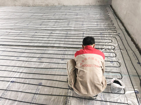 碳纖維地暖施工案例